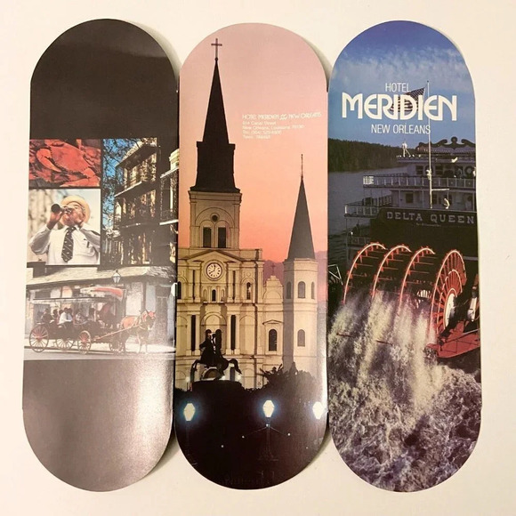 Vintage Lot of  4 New Orleans Brochures Hotel Meridian River Cruise Pamphlets - Picture 9 of 15